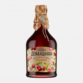 Настойка сладкая Домашняя вишнёвая 20% 500мл