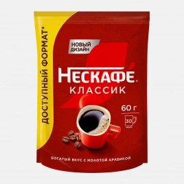 Кофе растворимый Нескафе Классик 60г