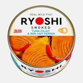 Тунец Ryoshi копчёный с острым перцем 185г