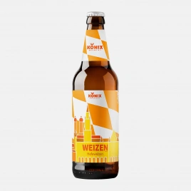 Пивной напиток Konix Hefeweizen нефильтрованное пастеризованное 4.8% 450мл