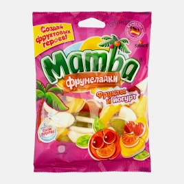 Мармелад Жевательный фрукты и йогурт Mamba 140г