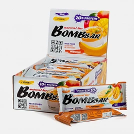 Батончик протеиновый Bombbar Пудинг Манго-банан 60г