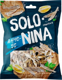 Рыбки Solo Nina анчоусовые сушено-вяленые 70г