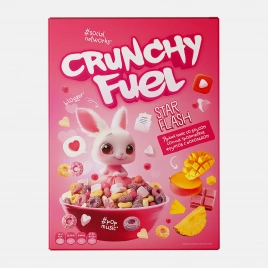 Готовый завтрак Crunchy Fuel Микс сочных тропических фруктов с шоколадом 200г