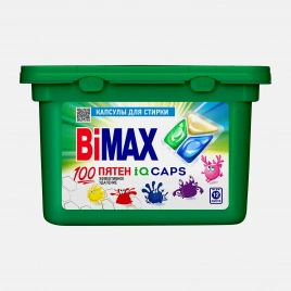 Капсулы для стирки Bimax 100 пятен 12шт