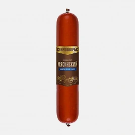 Колбаса Стародворье Сервелат Мясинский варено-копченая 580г