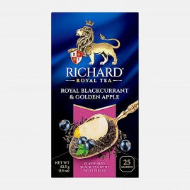 Чай чёрный Richard Royal смородина яблоко 25пак 42.5г
