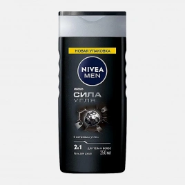 Гель для душа Сила угля NIVEA Men 250мл