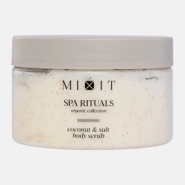 Соляной скраб-бальзам для тела Mixit с кокосовой стружкой 300г