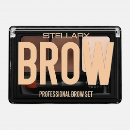 Набор для бровей тон 02 Brunet Stellary