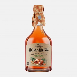 Настойка горькая Питейный дом Домашняя Кедр 40% 500мл