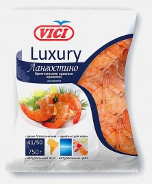Креветки Vici Luxury аргентинские красные свежемороженые 750г