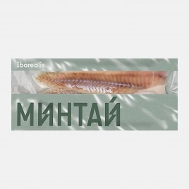 Минтай Borealis филе без кожи замороженное 650г