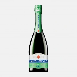 Вино игристое безалкогольное Santo Stefano белое полусладкое 0.5% 750мл