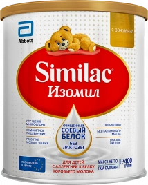 Сухая смесь с рождения Similac Изомил 400г