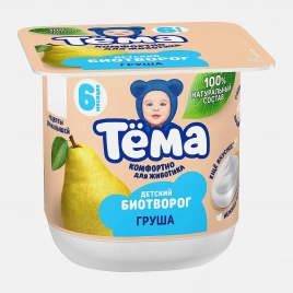 Биотворог груша Тема 4% 95г