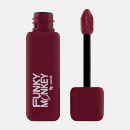 Жидкая помада для губ стойкая матовая тон 04 Funky Monkey Lip Paint