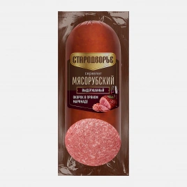 Сервелат Мясорубский варёно-копчёный выдержанный Стародворье 300г