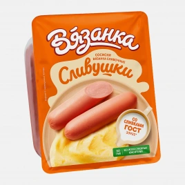 Сосиски Вязанка Сливушка сливочные 450г