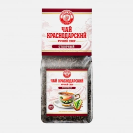 Чай черный Краснодарский Гост ручной сбор байховый 100г