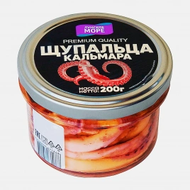 Щупальца кальмара Лунское море в масле с паприкой 200г