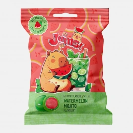 Жевательные конфеты со вкусом Арбузный мохито в глазури Juuums 35г