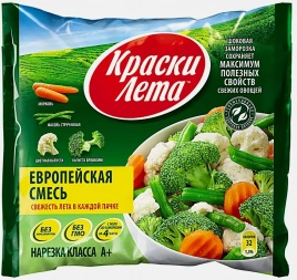 Смесь Краски Лета Европейская быстрозамороженная 400г