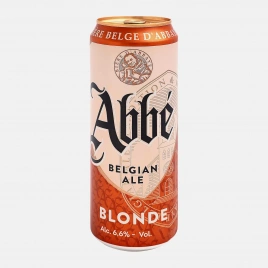 Пивной напиток Abbe Blonde светлый пастеризованное 6.6% 450мл