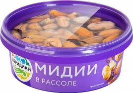 Мидии в рассоле Меридиан 270г