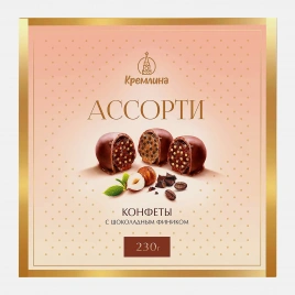 Шоколадные конфеты Кэжуал ассорти с фиником Кремлина 230г