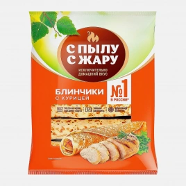 Блинчики Чистый состав с мясом 380г