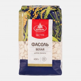 Экстра фасоль Элитная белая 450г