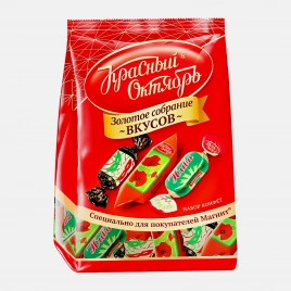 Конфеты Красный октябрь Золотое собрание вкусов 250г