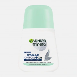 Дезодорант-антиперспирант Garnier Mineral Активный контроль+ 72 женский роликовый 50мл