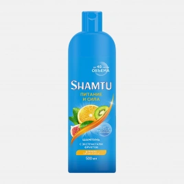 Шампунь для волос Shamtu Питание и сила с экстрактом фруктов женский 500мл
