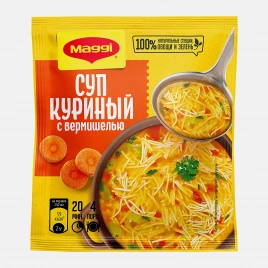 Суп сухой куриный с вермишелью Maggi 50г