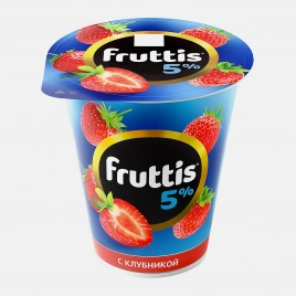 Продукт йогуртный Fruttis с клубникой 5% 290г