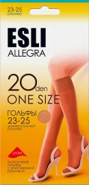 Гольфы женские Esli Allegra 20 черные р.23-26