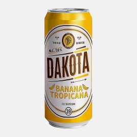Пивной напиток со вкусом банана Dakota 7% 430мл