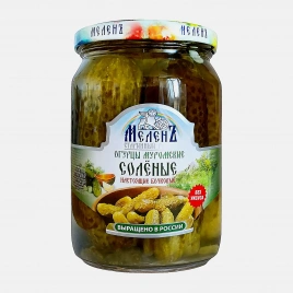 Огурцы Меленъ соленые Муромские 680г