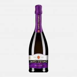 Вино игристое Santo Stefano красное полусладкое 6% 750мл