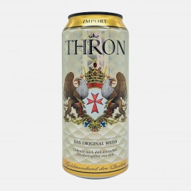 Пивной напиток Das Original Weiss светлый нефильтрованный Thron 500мл