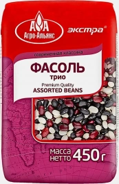 Фасоль Агро-альянс Трио Экстра 450г