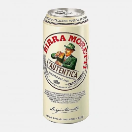Пиво Birra Moretti светлое пастеризованное 4.6% 500мл