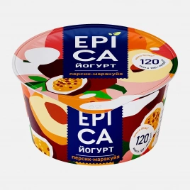 Йогурт Epica Персик-маракуйя 4.8% 130г
