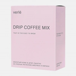 Молотый кофе Drip Coffee Mix в дрип-пакетах Verle 6шт