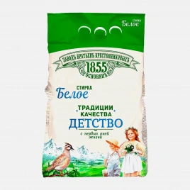 Стиральный порошок Заводъ братьевъ Крестовниковыхъ Традиции качества Белое Automat детский 2.4кг