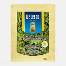 Макароны De Cecco Tagliatelle alluovo со шпинатом n.107 250г