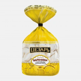 Вареники Цезарь с картофелем и жареным лучком 600г