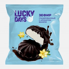 Зефир Lucky Days с ароматом ванили глазированный